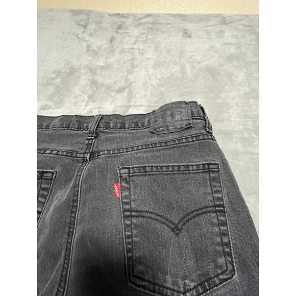 Levi's 511 Slim Fit Jeans Boys Size 28x30 Black Gray Denim Casual Everyday - Picture 8 of 9